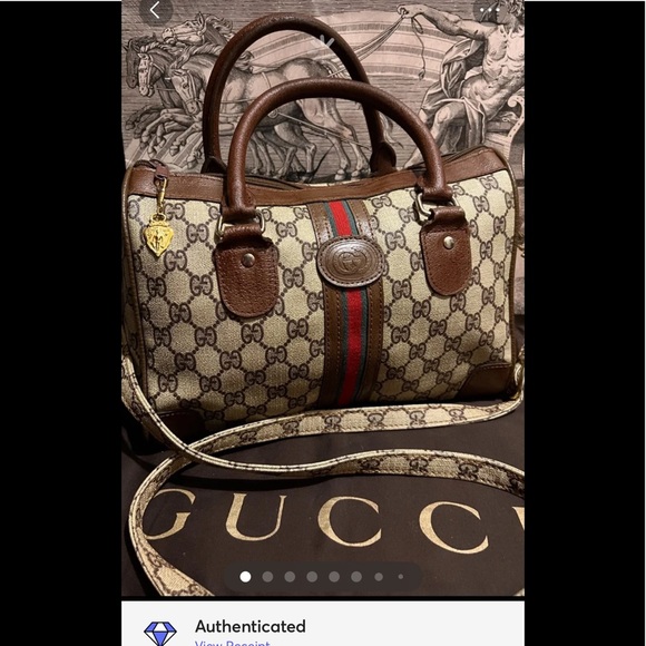 Gucci vintage Boston crossbody bag - Picture 1 of 16